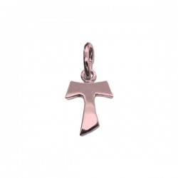 Ciondolo "Tau" in oro rosa